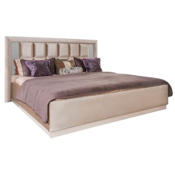 Кровать ЗАМИРА бежевый 160х200