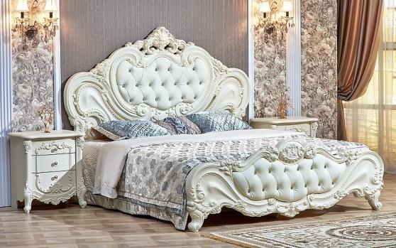 Кровать ЭЛИЗА Люкс крем 180х200
