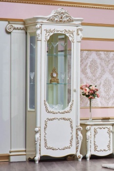 Витрина левая БАТИЧЕЛЛА крем