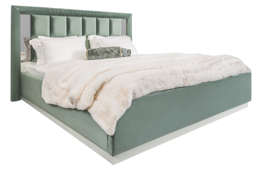 Кровать ЗАМИРА оливковый 180х200