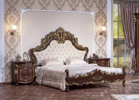 Кровать ВЕНЕЦИЯ орех 180х200