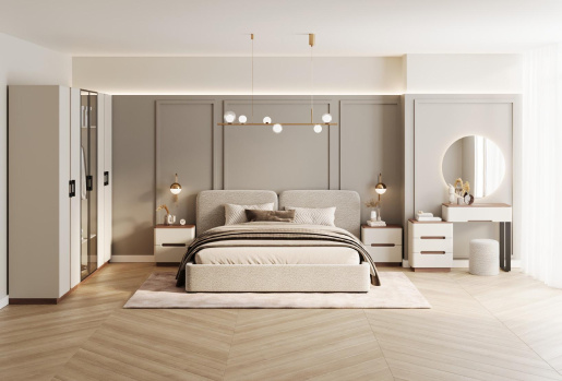 Кровать МИРЕЛЛА кашемир 180х200