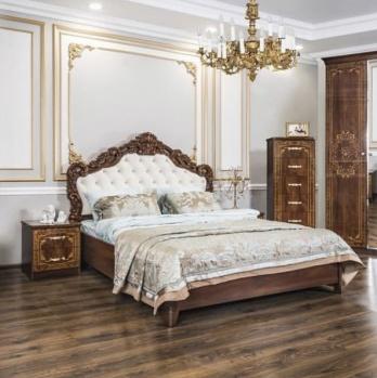 Кровать ПАТРИСИЯ караваджо/глянец 160х200